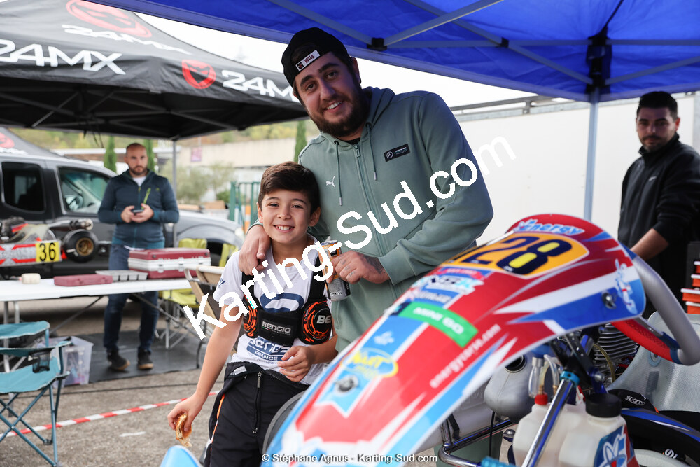 Marcel LIMOUSIN — 29/10/2023 : 4ème Trophée Rouveyran Pneus à Alès (photos Stéphane Agnus) 2023 — karting