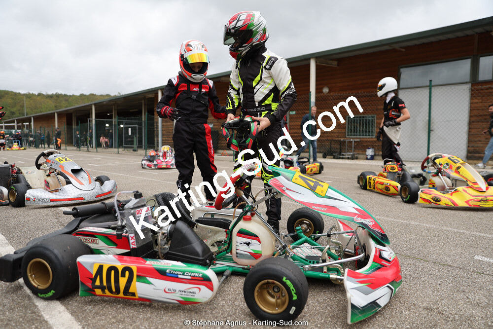 Ethan CHAIX — 29/10/2023 : 4ème Trophée Rouveyran Pneus à Alès (photos Stéphane Agnus) 2023 — karting