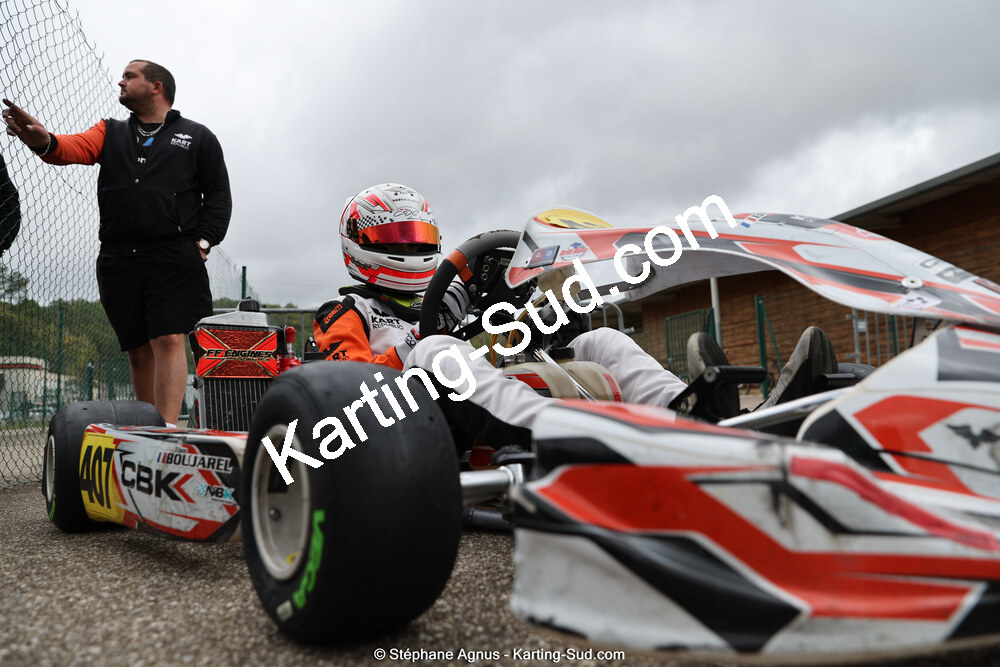 Tom BOUJAREL — 29/10/2023 : 4ème Trophée Rouveyran Pneus à Alès (photos Stéphane Agnus) 2023 — karting