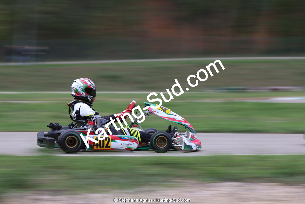 Ethan CHAIX — 29/10/2023 : 4ème Trophée Rouveyran Pneus à Alès (photos Stéphane Agnus) 2023 — karting