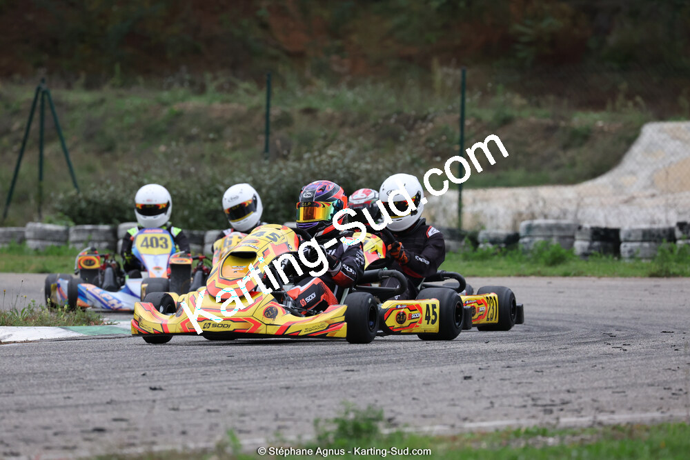 Tyméo CIAMA — 29/10/2023 : 4ème Trophée Rouveyran Pneus à Alès (photos Stéphane Agnus) 2023 — karting