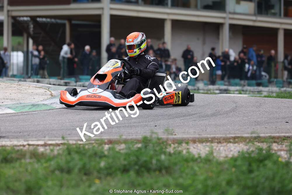 Kévin VACHET-VALAZ — 29/10/2023 : 4ème Trophée Rouveyran Pneus à Alès (photos Stéphane Agnus) 2023 — karting