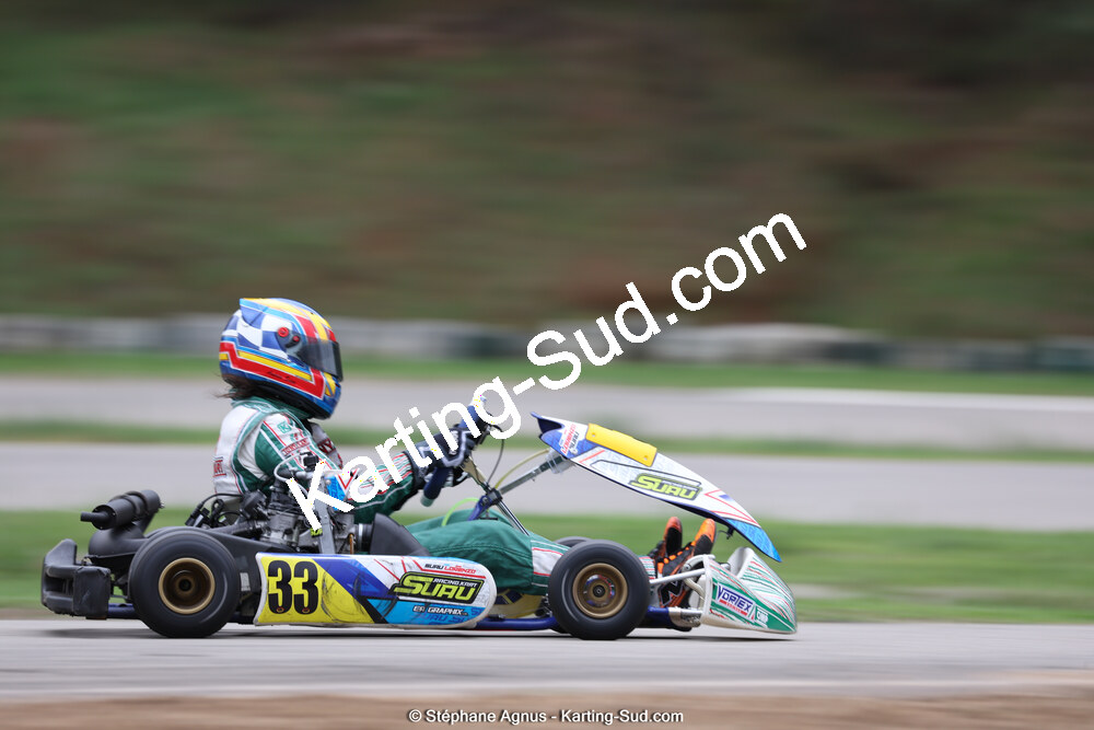 Andréa SUAU — 29/10/2023 : 4ème Trophée Rouveyran Pneus à Alès (photos Stéphane Agnus) 2023 — karting
