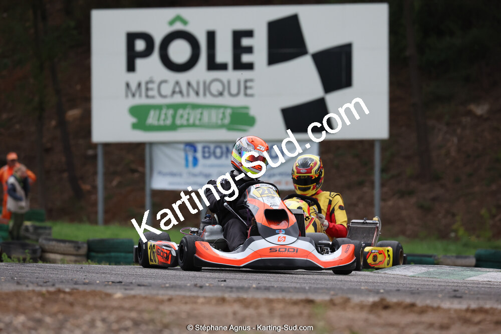 Kévin VACHET-VALAZ — 29/10/2023 : 4ème Trophée Rouveyran Pneus à Alès (photos Stéphane Agnus) 2023 — karting