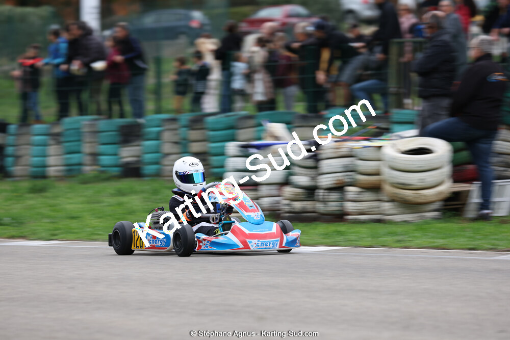 Marcel LIMOUSIN — 29/10/2023 : 4ème Trophée Rouveyran Pneus à Alès (photos Stéphane Agnus) 2023 — karting