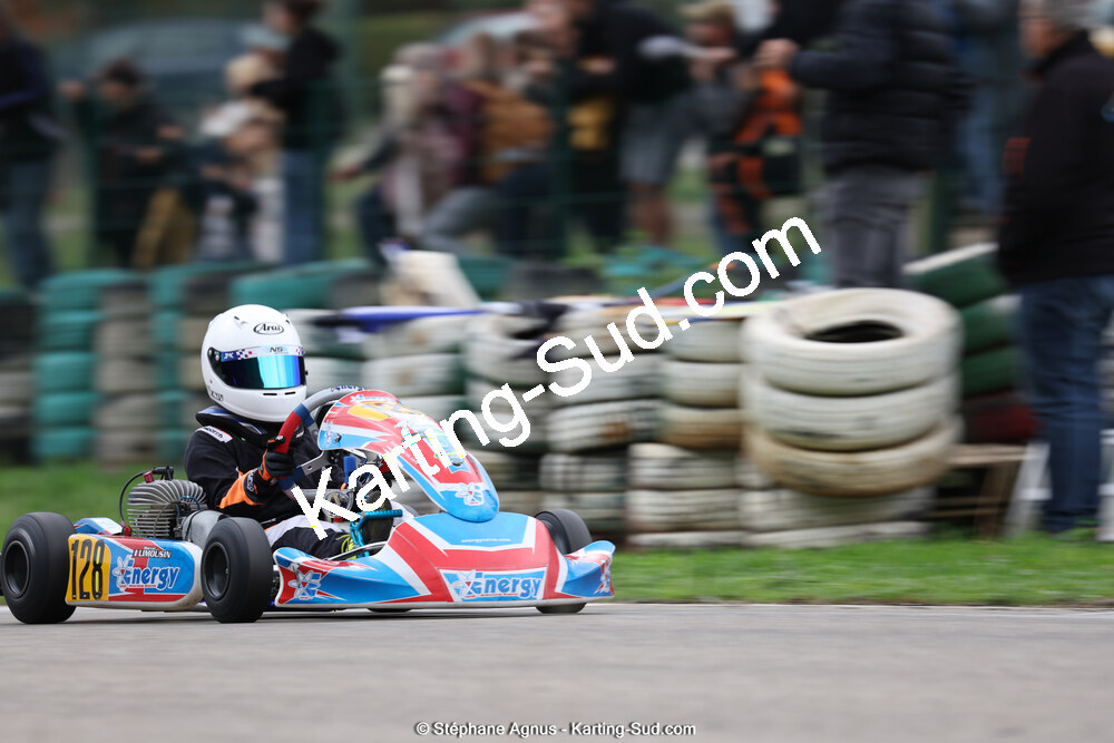 Marcel LIMOUSIN — 29/10/2023 : 4ème Trophée Rouveyran Pneus à Alès (photos Stéphane Agnus) 2023 — karting