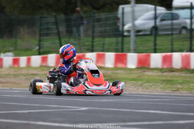 Gaspar SIMON — 12/11/2023 : Séranne Trophy 2023 au circuit Fun Kart Brissac (photos Stéphane Agnus) 2023 — karting