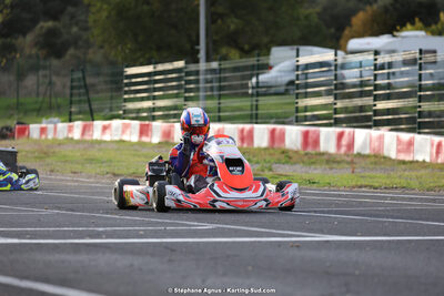 Gaspar SIMON — 12/11/2023 : Séranne Trophy 2023 au circuit Fun Kart Brissac (photos Stéphane Agnus) 2023 — karting