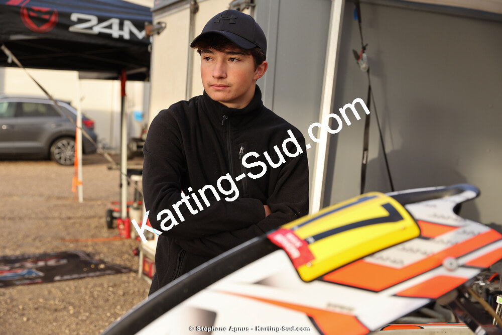 Maxime BETEILLE — 12/11/2023 : Séranne Trophy 2023 au circuit Fun Kart Brissac (photos Stéphane Agnus) 2023 — karting