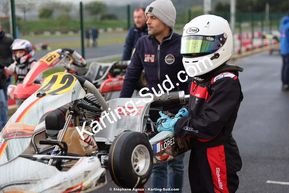 Fabien LOPEZ — 12/11/2023 : Séranne Trophy 2023 au circuit Fun Kart Brissac (photos Stéphane Agnus) 2023 — karting