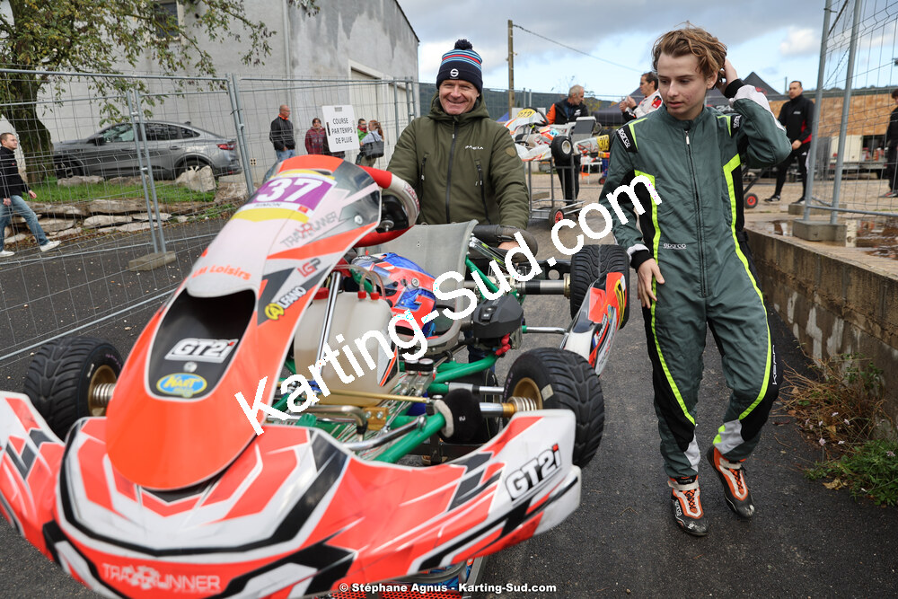 Gaspar SIMON, Ludovic SIMON — 12/11/2023 : Séranne Trophy 2023 au circuit Fun Kart Brissac (photos Stéphane Agnus) 2023 — karting