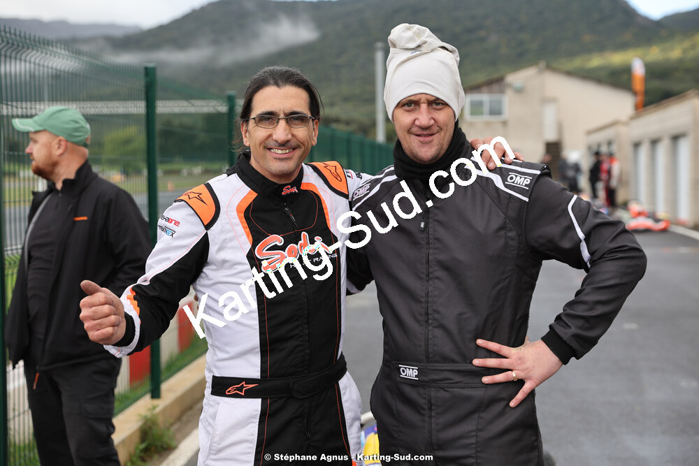Christophe LACAN, Kévin VACHET-VALAZ — 12/11/2023 : Séranne Trophy 2023 au circuit Fun Kart Brissac (photos Stéphane Agnus) 2023 — karting