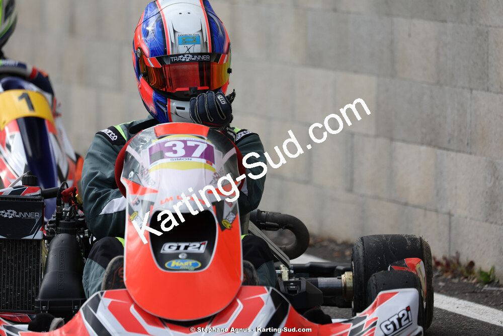 Gaspar SIMON — 12/11/2023 : Séranne Trophy 2023 au circuit Fun Kart Brissac (photos Stéphane Agnus) 2023 — karting