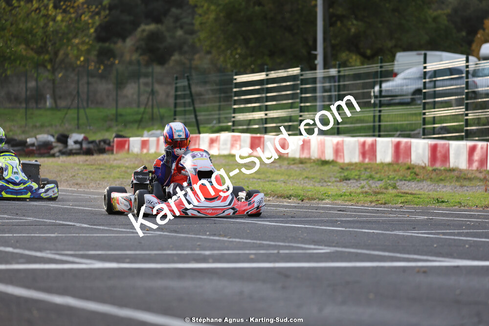 Gaspar SIMON — 12/11/2023 : Séranne Trophy 2023 au circuit Fun Kart Brissac (photos Stéphane Agnus) 2023 — karting