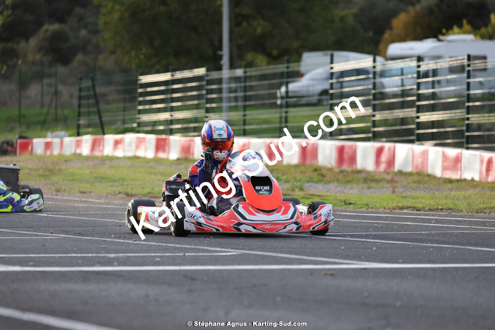 Gaspar SIMON — 12/11/2023 : Séranne Trophy 2023 au circuit Fun Kart Brissac (photos Stéphane Agnus) 2023 — karting