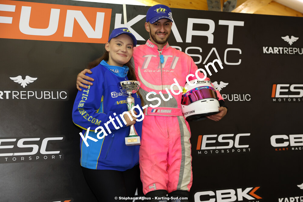 Vincent SIMON — 12/11/2023 : Séranne Trophy 2023 au circuit Fun Kart Brissac (photos Stéphane Agnus) 2023 — karting