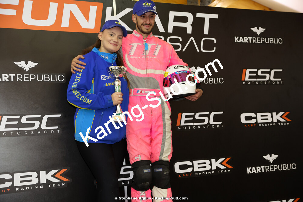Vincent SIMON — 12/11/2023 : Séranne Trophy 2023 au circuit Fun Kart Brissac (photos Stéphane Agnus) 2023 — karting