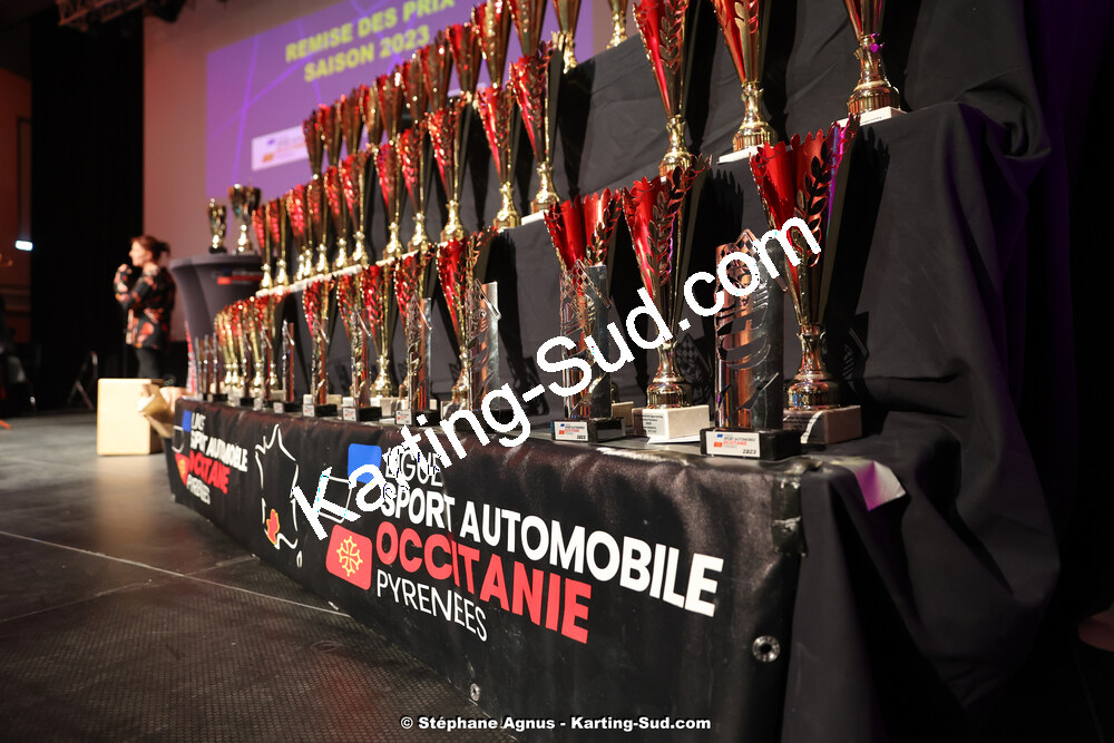 28/01/2024 : Remise des Prix de la Ligue du Sport Automobile Occitanie Pyrénées à Albi (photos Stéphane Agnus) 2024 — karting