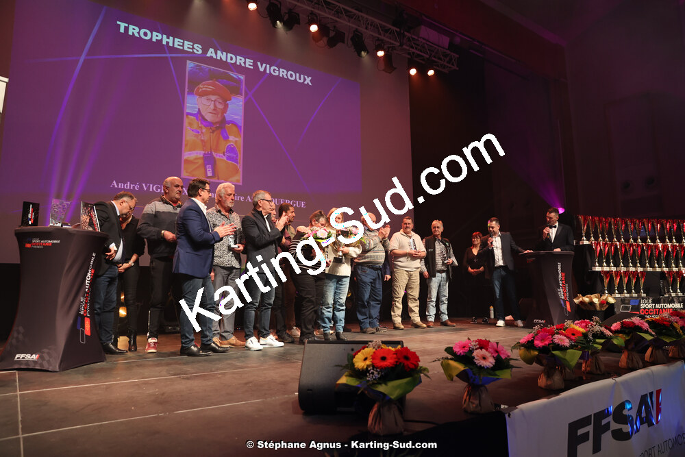28/01/2024 : Remise des Prix de la Ligue du Sport Automobile Occitanie Pyrénées à Albi (photos Stéphane Agnus) 2024 — karting