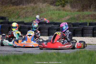 9 & 10/03/2024 : 1ère manche du Championnat du Sud au circuit d’Aigues-Vives (photos Stéphane Agnus) 2024 — karting