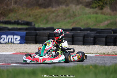 9 & 10/03/2024 : 1ère manche du Championnat du Sud au circuit d’Aigues-Vives (photos Stéphane Agnus) 2024 — karting