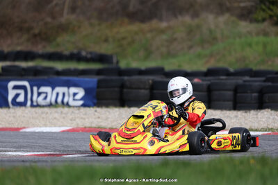 9 & 10/03/2024 : 1ère manche du Championnat du Sud au circuit d’Aigues-Vives (photos Stéphane Agnus) 2024 — karting
