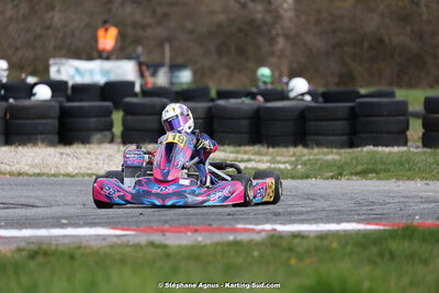 9 & 10/03/2024 : 1ère manche du Championnat du Sud au circuit d’Aigues-Vives (photos Stéphane Agnus) 2024 — karting
