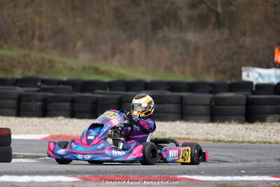 9 & 10/03/2024 : 1ère manche du Championnat du Sud au circuit d’Aigues-Vives (photos Stéphane Agnus) 2024 — karting