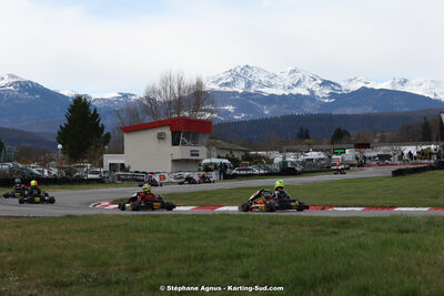 9 & 10/03/2024 : 1ère manche du Championnat du Sud au circuit d’Aigues-Vives (photos Stéphane Agnus) 2024 — karting
