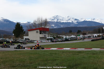 9 & 10/03/2024 : 1ère manche du Championnat du Sud au circuit d’Aigues-Vives (photos Stéphane Agnus) 2024 — karting