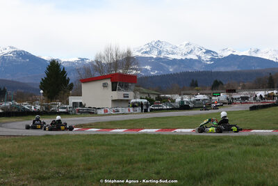 9 & 10/03/2024 : 1ère manche du Championnat du Sud au circuit d’Aigues-Vives (photos Stéphane Agnus) 2024 — karting