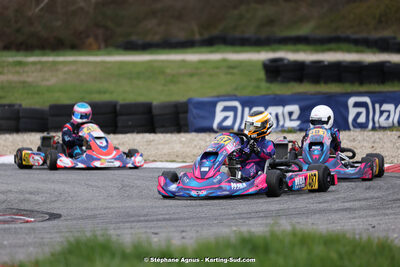 9 & 10/03/2024 : 1ère manche du Championnat du Sud au circuit d’Aigues-Vives (photos Stéphane Agnus) 2024 — karting
