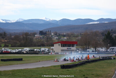 9 & 10/03/2024 : 1ère manche du Championnat du Sud au circuit d’Aigues-Vives (photos Stéphane Agnus) 2024 — karting