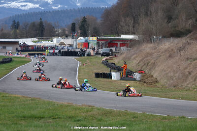 9 & 10/03/2024 : 1ère manche du Championnat du Sud au circuit d’Aigues-Vives (photos Stéphane Agnus) 2024 — karting