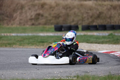 9 & 10/03/2024 : 1ère manche du Championnat du Sud au circuit d’Aigues-Vives (photos Stéphane Agnus) 2024 — karting