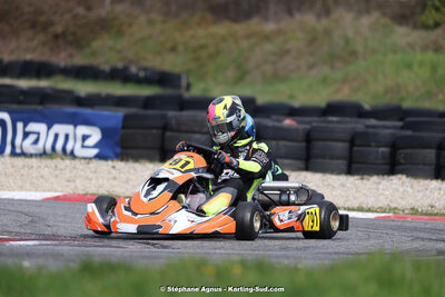 9 & 10/03/2024 : 1ère manche du Championnat du Sud au circuit d’Aigues-Vives (photos Stéphane Agnus) 2024 — karting