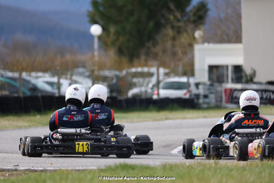 9 & 10/03/2024 : 1ère manche du Championnat du Sud au circuit d’Aigues-Vives (photos Stéphane Agnus) 2024 — karting