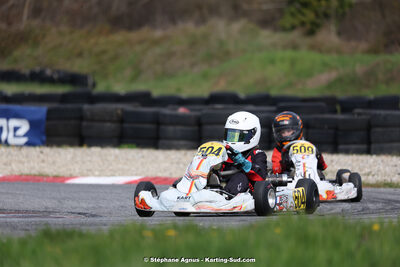 9 & 10/03/2024 : 1ère manche du Championnat du Sud au circuit d’Aigues-Vives (photos Stéphane Agnus) 2024 — karting