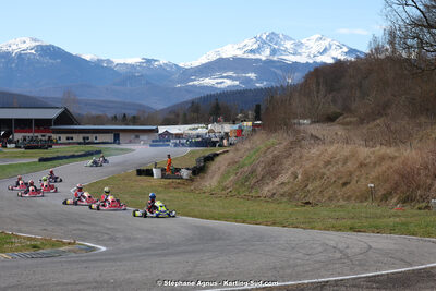 9 & 10/03/2024 : 1ère manche du Championnat du Sud au circuit d’Aigues-Vives (photos Stéphane Agnus) 2024 — karting