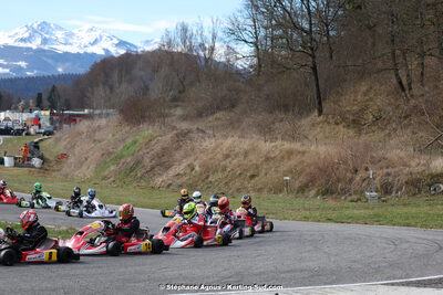 9 & 10/03/2024 : 1ère manche du Championnat du Sud au circuit d’Aigues-Vives (photos Stéphane Agnus) 2024 — karting