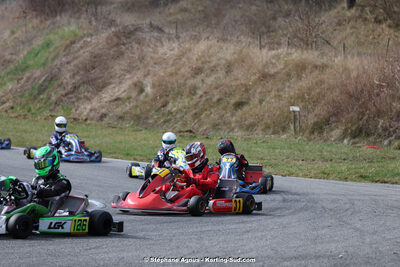 9 & 10/03/2024 : 1ère manche du Championnat du Sud au circuit d’Aigues-Vives (photos Stéphane Agnus) 2024 — karting