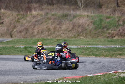 9 & 10/03/2024 : 1ère manche du Championnat du Sud au circuit d’Aigues-Vives (photos Stéphane Agnus) 2024 — karting