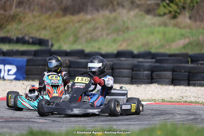 9 & 10/03/2024 : 1ère manche du Championnat du Sud au circuit d’Aigues-Vives (photos Stéphane Agnus) 2024 — karting