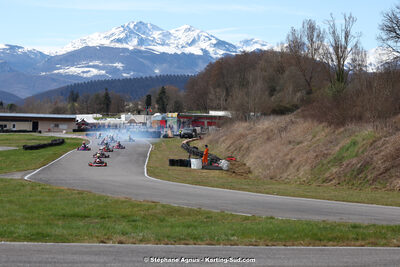 9 & 10/03/2024 : 1ère manche du Championnat du Sud au circuit d’Aigues-Vives (photos Stéphane Agnus) 2024 — karting