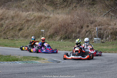 9 & 10/03/2024 : 1ère manche du Championnat du Sud au circuit d’Aigues-Vives (photos Stéphane Agnus) 2024 — karting