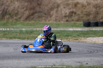 9 & 10/03/2024 : 1ère manche du Championnat du Sud au circuit d’Aigues-Vives (photos Stéphane Agnus) 2024 — karting