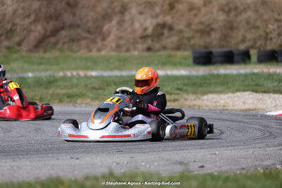 9 & 10/03/2024 : 1ère manche du Championnat du Sud au circuit d’Aigues-Vives (photos Stéphane Agnus) 2024 — karting