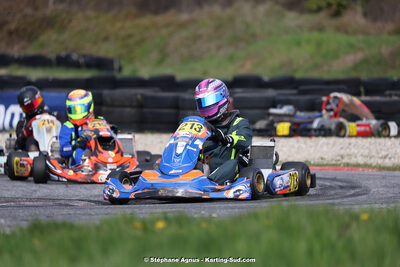 9 & 10/03/2024 : 1ère manche du Championnat du Sud au circuit d’Aigues-Vives (photos Stéphane Agnus) 2024 — karting