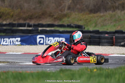 9 & 10/03/2024 : 1ère manche du Championnat du Sud au circuit d’Aigues-Vives (photos Stéphane Agnus) 2024 — karting