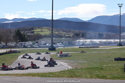 9 & 10/03/2024 : 1ère manche du Championnat du Sud au circuit d’Aigues-Vives (photos Stéphane Agnus) 2024 — karting